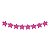 Faixa Decorativa Estrela 3D Pink 3,60m - 1 Un - Imagem 1