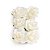 Flores de Papel Decorativas Branca 6 cm - 6 Un - Imagem 1
