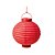 Lanterna Redonda com Luz Vermelho 20 cm - 1 Un - Imagem 1