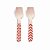 Talheres Decorativos Madeira Pazinha Vermelho 9,5 cm - 8 Un - Imagem 1