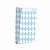 Saquinho para Pipoca e Hot Dog Losango Azul G 14x8x4 - 50 Un - Imagem 1