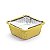 Marmitinha Amarelo com Tampa Transparente P 5,5x5,5x3 - 12 Un - Imagem 1