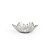 Bow Metal de Flor Silver - P 28x27x8 - Imagem 1