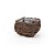 Cachepot Madeira Quadrado Floresta - M 21x20x13 - Imagem 1