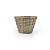 Cesto vime Redondo Cartago 26x26x18,5 - Imagem 2