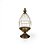 Gaiola Oval com Base Metal Gold 18x18x43 - Imagem 1