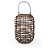 Lanterna Madeira Floresta - M 25x25x37 - Imagem 1