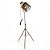 Luminária Metal Gold Lumus 38x38x118 - Imagem 1
