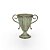 Taça com Alça Ferro Acqua 14x12x18,5 - Imagem 1