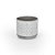 Vaso Cimento Desenho Arabesco 16X16X14 - Imagem 1