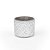 Vaso Cimento Desenho Copas 17X17X14 - Imagem 1