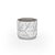 Vaso Cimento Desenho Leque 15,5X15,5X14,5 - Imagem 1
