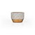 Vaso Cimento Gold Estrelas - P 14,5X14,5X11 - Imagem 1