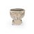 Vaso com Pé Resina Mikonos 30X30X29 - Imagem 1