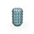 Vaso Vidro Azul Studio Azul 14X14X22 - Imagem 2