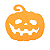 Aplique para Decoração Halloween Abóbora Grande em EVA - Imagem 1