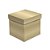 Caixa Cubo Ouro M 15X15X15cm - Imagem 1