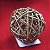 Bola Rattan Nude 6cm - Imagem 2