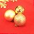 Bolas Lisa Ouro 6cm - 8 Un - Imagem 2