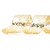 Fita Glitter Ouro 6,3cm x 914cm - Imagem 1
