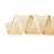 Fita Bege e Ouro 6,3cm - Imagem 1