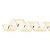 Fita Voal Glitter Ouro 6,3cm x 9,14m - Imagem 1