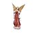 Anjo Decorativo Cor Vermelho e Dourado - Imagem 1