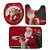 Kit Tapete para Banheiro Noel com Carta - 3 Un - Imagem 1