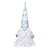Kringle Folhas Azul com Branco G - Imagem 1