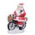Papai Noel na Bicicleta Vermelho e Branco e Preto - Imagem 1