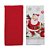 Pano de Copa Noel Vermelho e Branco 38X63 - 2 Un - Imagem 1