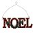 Quadro Noel Xadrez Vermelho e Preto - Imagem 1