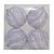 Bola Listra Glitter Lilás 10cm - 4 Un - Imagem 1