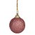 Bola Glitter Rose Gold 4cm - 12 Un - Imagem 1