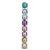 Bola Rainbow Glitter 7cm - 8 Un - Imagem 1