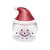 Pote de Vidro Tampa Gorro Noel com Rosto Desenhado - Imagem 1