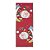 Caminho de Mesa Noel Vermelho e Branco 33X180cm - Imagem 2