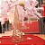 Cone Decorativo Com Tela Glitter Ouro - Imagem 2