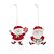 Enfeite para Pendurar Noel e Boneco de Neve com Estrela - 8 Un - Imagem 1
