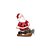 Papai Noel em Pé com Arbusto - Imagem 1