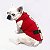 Roupa Pet Noel Vermelho e Branco - Imagem 1