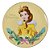 Sousplat Princesa Bela 33cm - Imagem 1