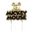 Vela Mickey Mouse Metalizada Dourada - Imagem 1