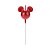 Vela Mickey 360 Vermelha - Imagem 1