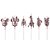 Vela Turma Mickey Rose Gold - 6 Un - Imagem 1