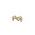 Faixa Decorativa Lettering Glitter Paz - Imagem 1