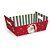 Cesta de Cartão Natalino P 18X13X7,5 - Imagem 1