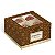 Caixa Para 4 Brigadeiros Brigadelicia Marrom 8,5x8,5x4,5cm - 10 Un - Imagem 1