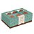Caixa Para 6 Brigadeiros Gourmet Turquesa 12,5x8,5x4,5cm - 10 Un - Imagem 1