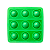 Aplique 3D Interativo Pop IT Verde em EVA - Imagem 1
